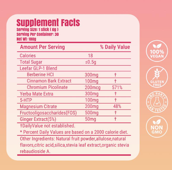 Vitaria GLP-1 + Yerba Drink Mix™